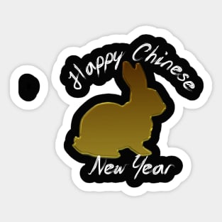 Chinese New Year, Rabbit Sticker